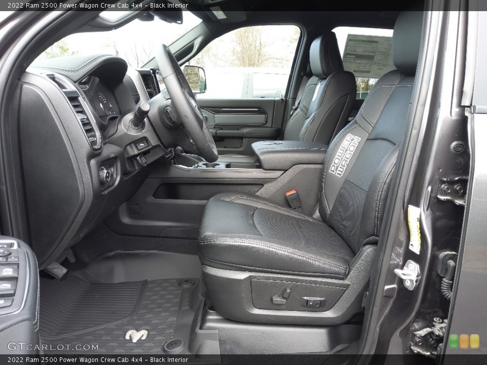 Black Interior Front Seat for the 2022 Ram 2500 Power Wagon Crew Cab 4x4 #145562066