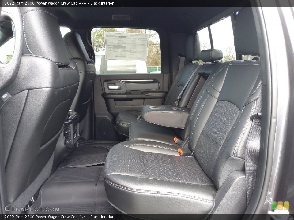 Black Interior Rear Seat for the 2022 Ram 2500 Power Wagon Crew Cab 4x4 #145562123