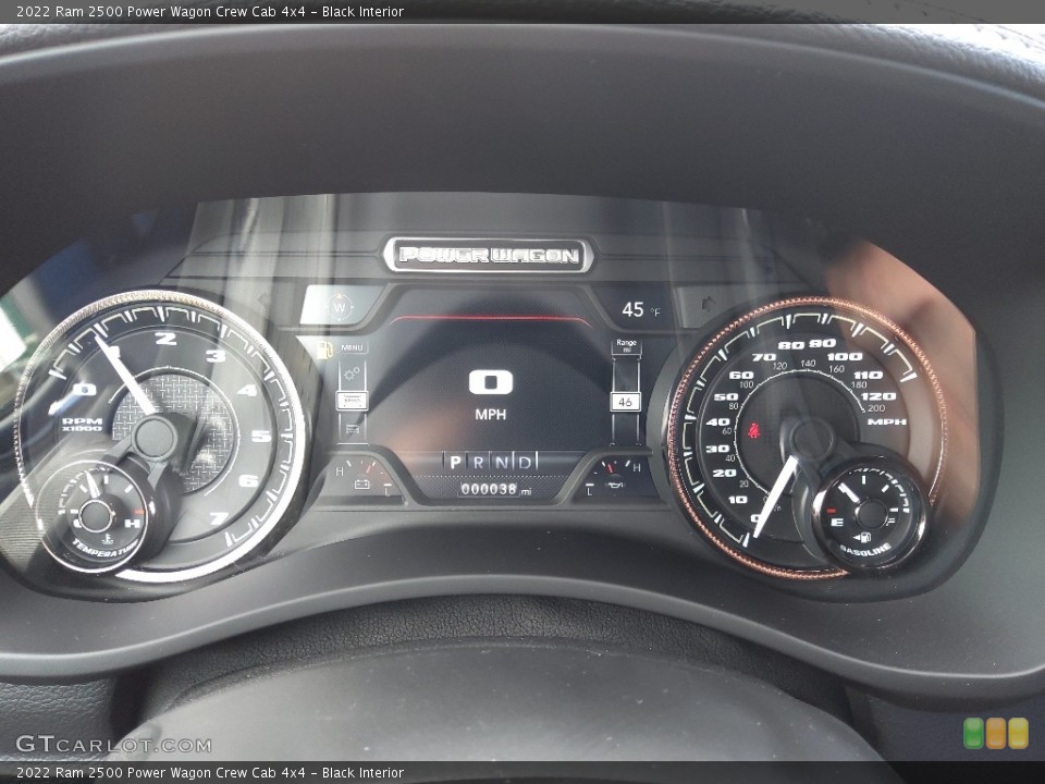 Black Interior Gauges for the 2022 Ram 2500 Power Wagon Crew Cab 4x4 #145562222