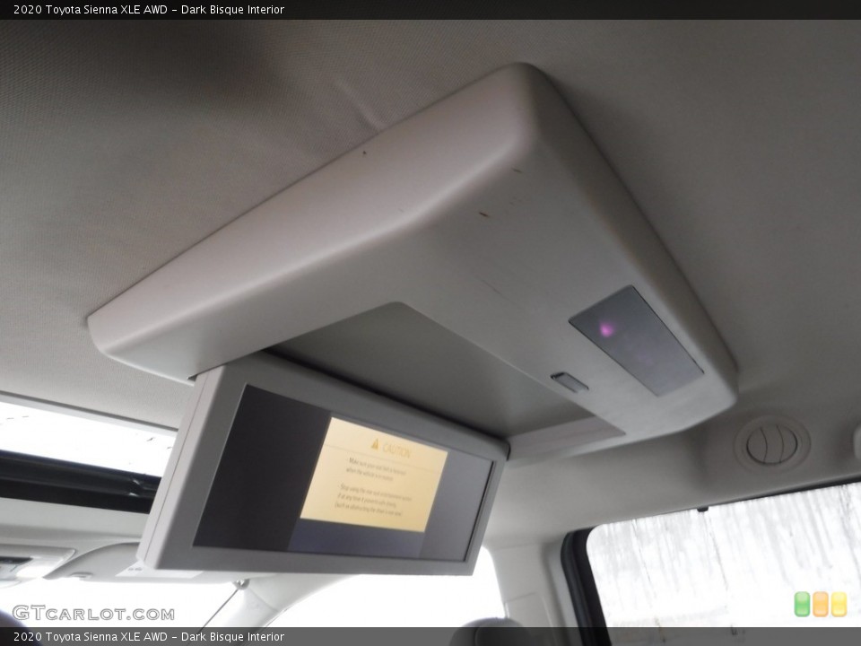 Dark Bisque Interior Entertainment System for the 2020 Toyota Sienna XLE AWD #145562984