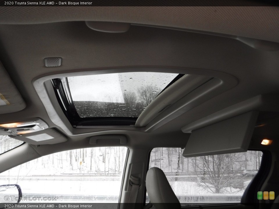 Dark Bisque Interior Sunroof for the 2020 Toyota Sienna XLE AWD #145563353