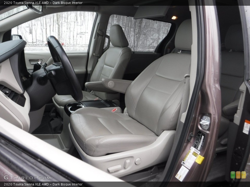 Dark Bisque Interior Photo for the 2020 Toyota Sienna XLE AWD #145563459