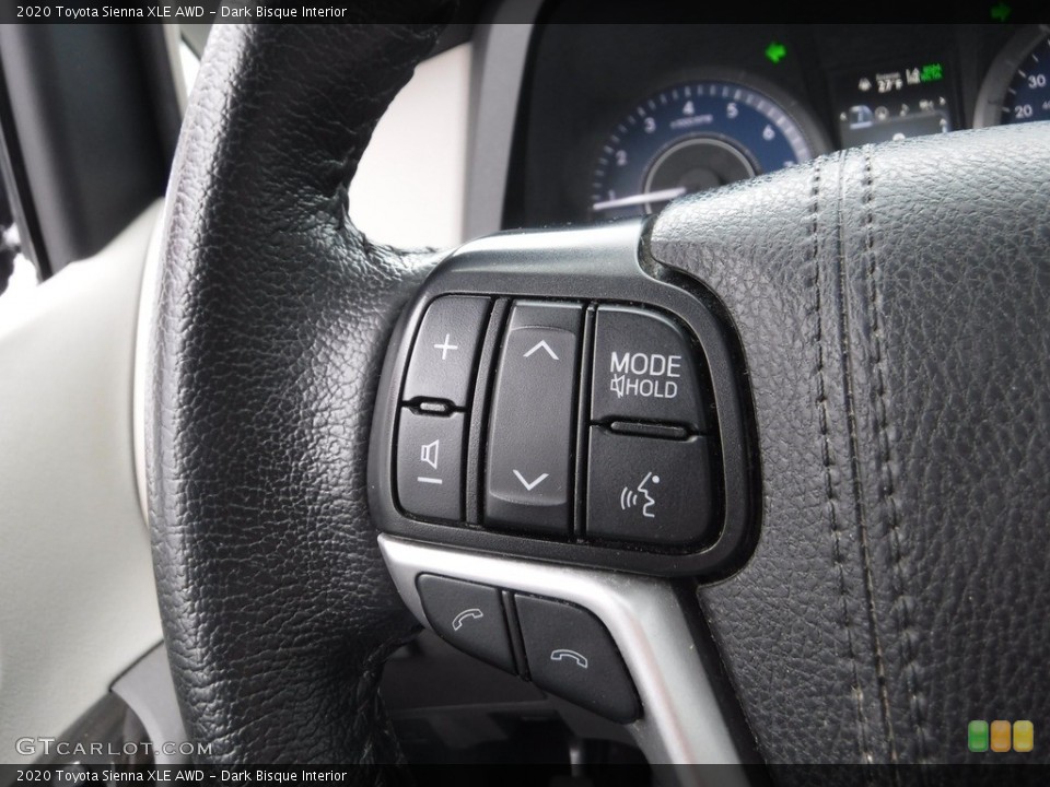 Dark Bisque Interior Steering Wheel for the 2020 Toyota Sienna XLE AWD #145563581