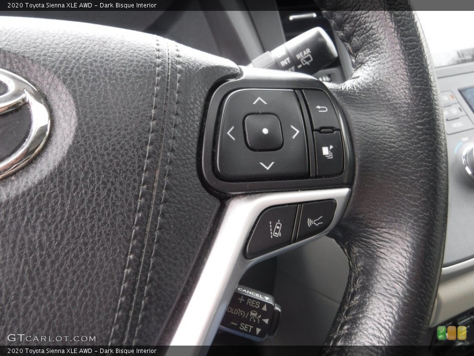 Dark Bisque Interior Steering Wheel for the 2020 Toyota Sienna XLE AWD #145563605