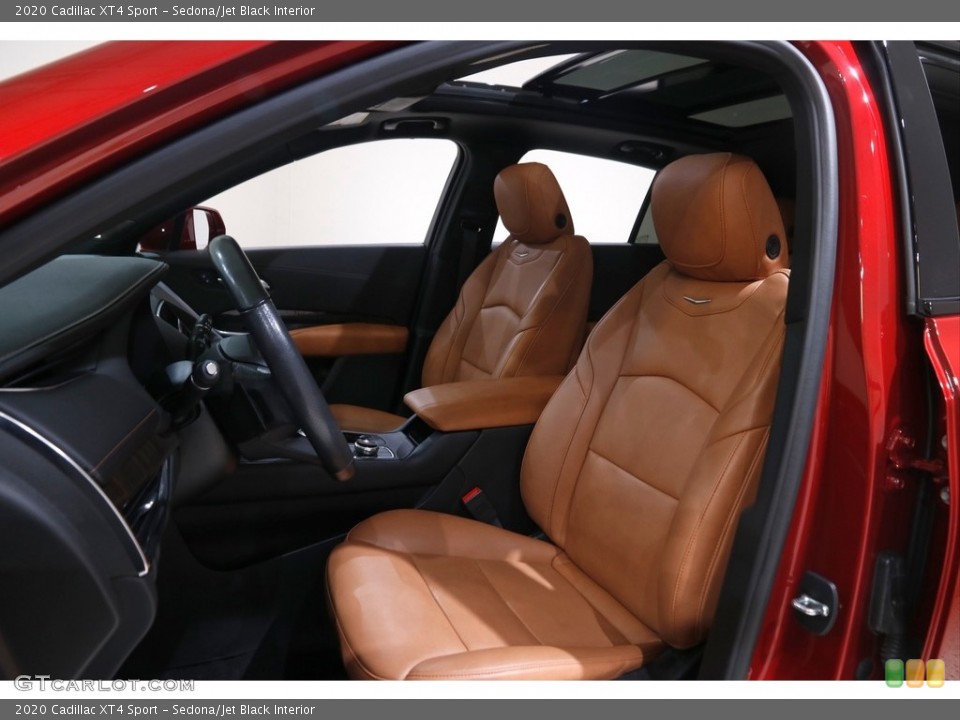 Sedona/Jet Black Interior Front Seat for the 2020 Cadillac XT4 Sport #145565513