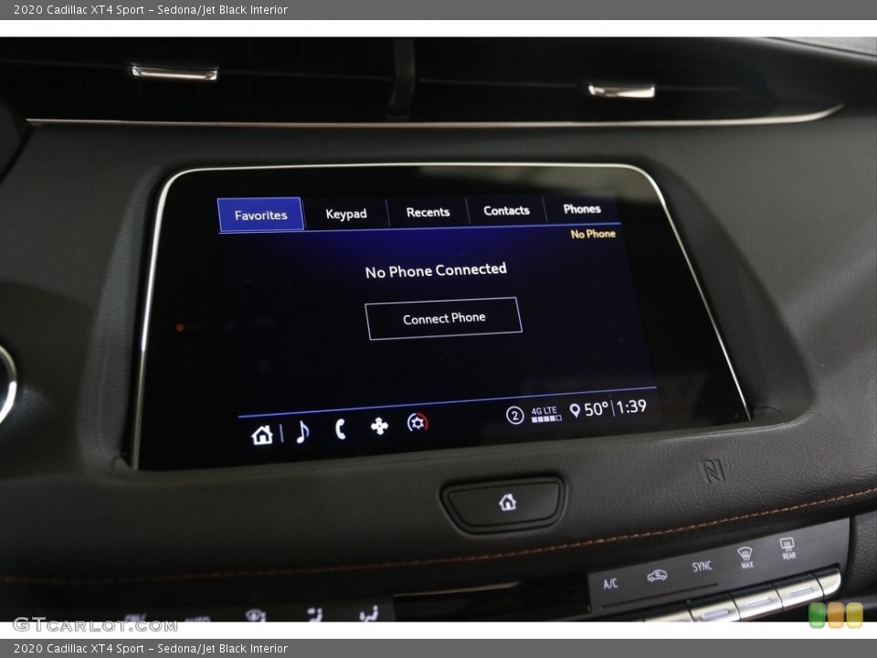 Sedona/Jet Black Interior Controls for the 2020 Cadillac XT4 Sport #145565645