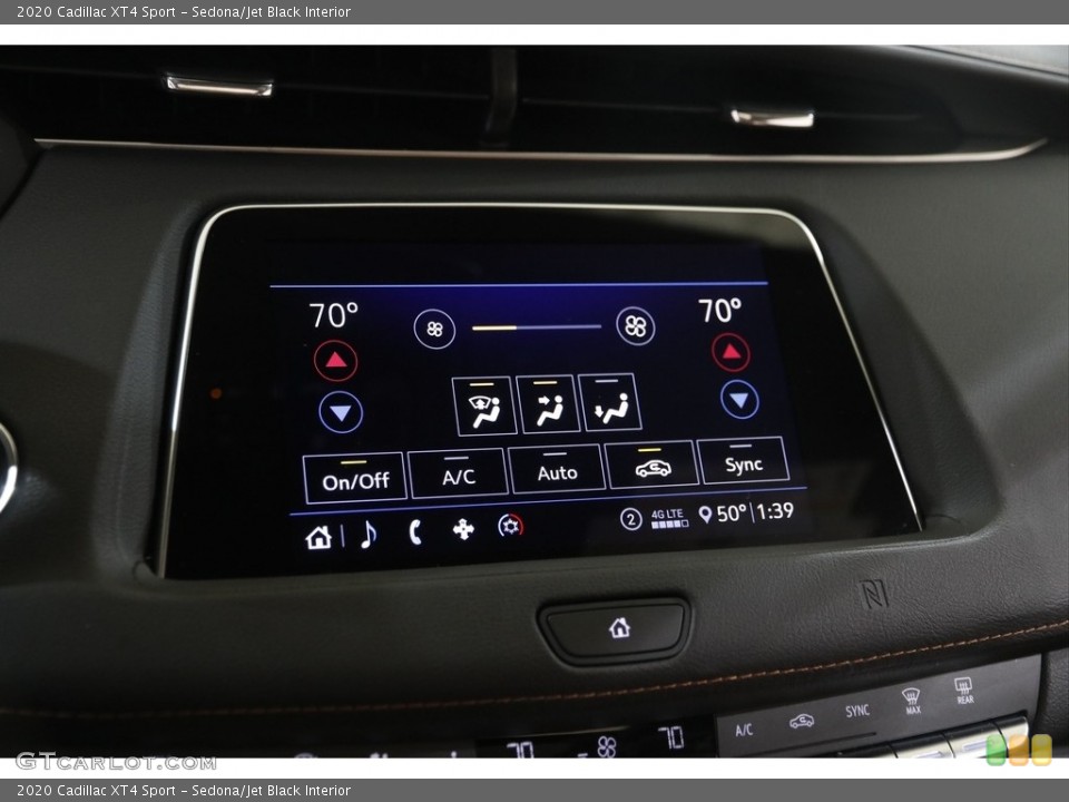 Sedona/Jet Black Interior Controls for the 2020 Cadillac XT4 Sport #145565666