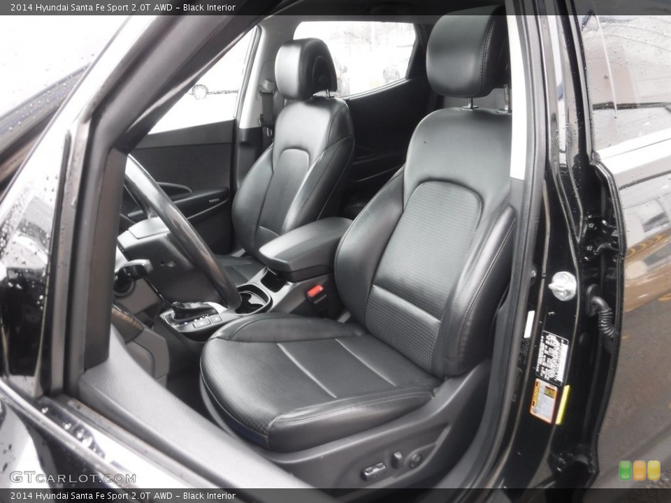 Black Interior Front Seat for the 2014 Hyundai Santa Fe Sport 2.0T AWD #145565672