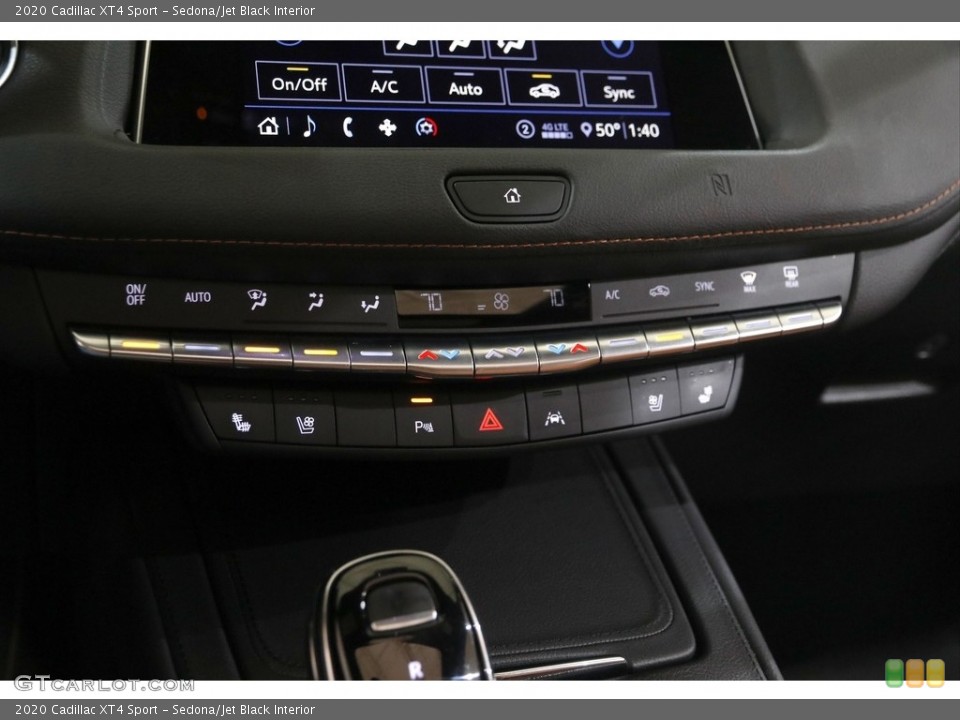 Sedona/Jet Black Interior Controls for the 2020 Cadillac XT4 Sport #145565714