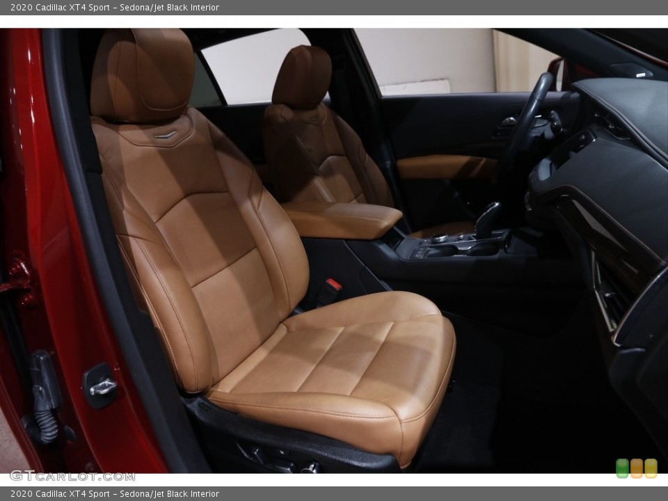 Sedona/Jet Black 2020 Cadillac XT4 Interiors