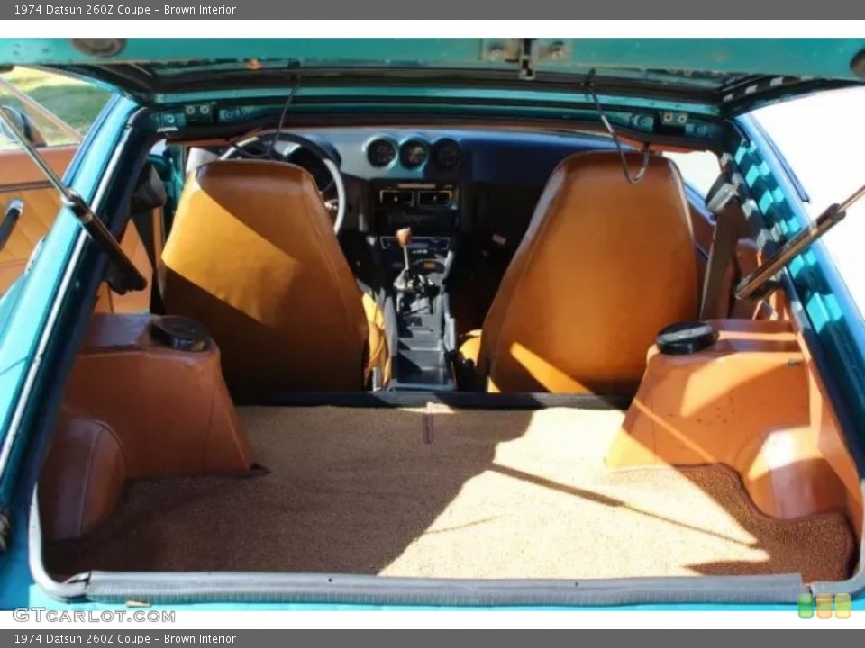 Brown Interior Trunk for the 1974 Datsun 260Z Coupe #145566228