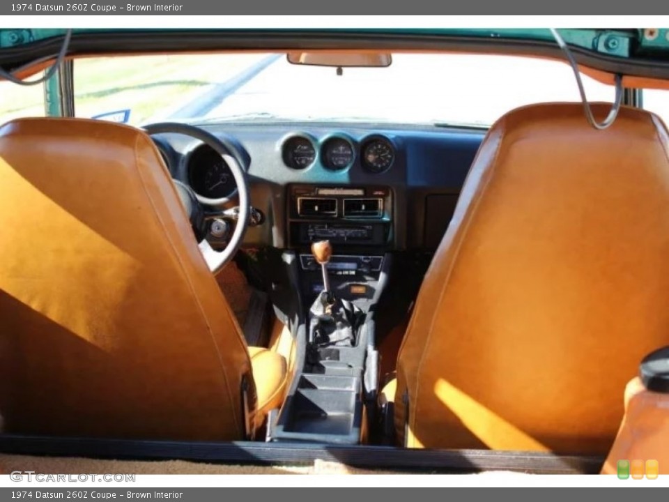 Brown Interior Rear Seat for the 1974 Datsun 260Z Coupe #145566245