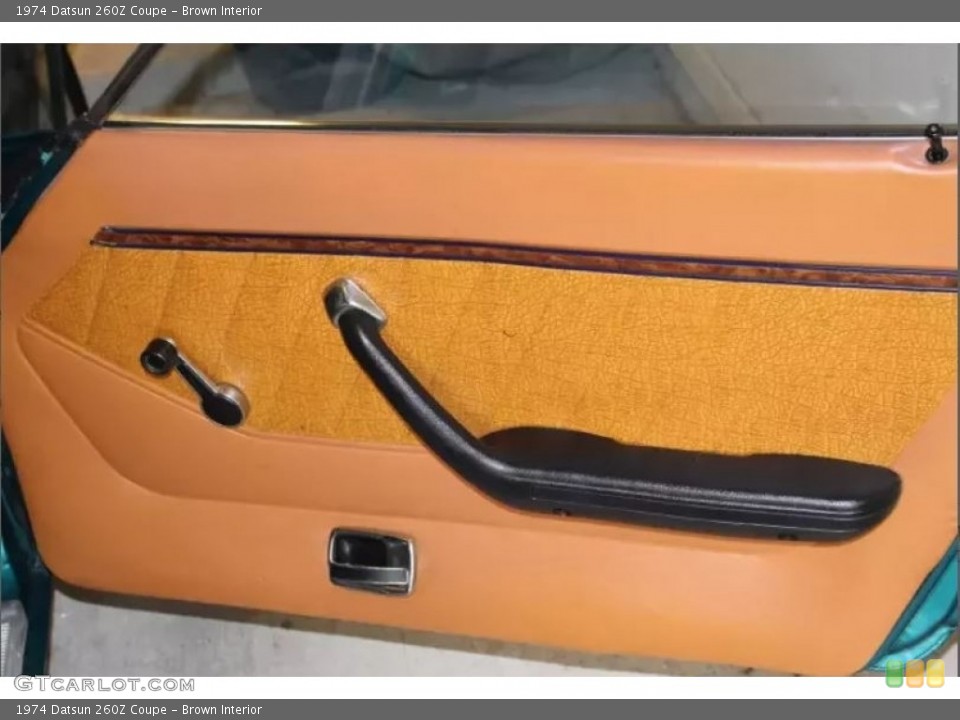 Brown Interior Door Panel for the 1974 Datsun 260Z Coupe #145566284