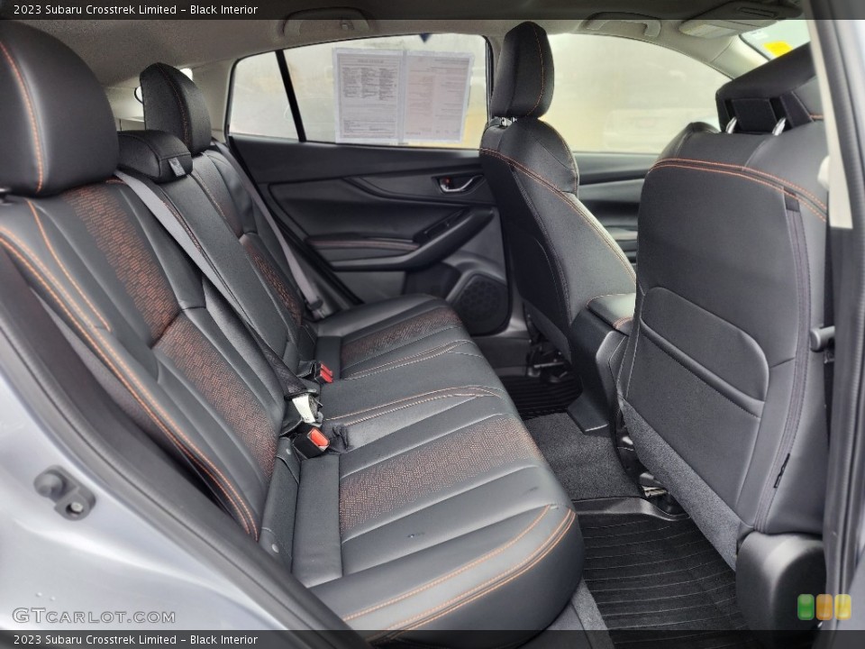 Black Interior Rear Seat for the 2023 Subaru Crosstrek Limited #145567241