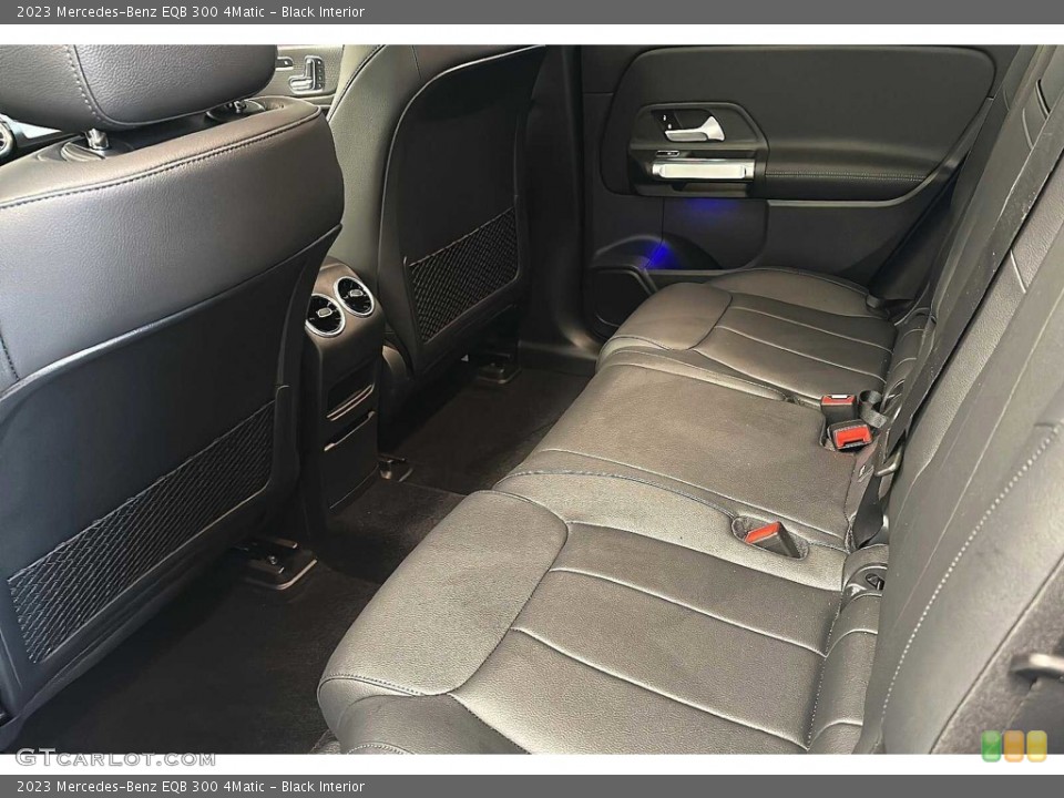 Black Interior Rear Seat for the 2023 Mercedes-Benz EQB 300 4Matic #145568747