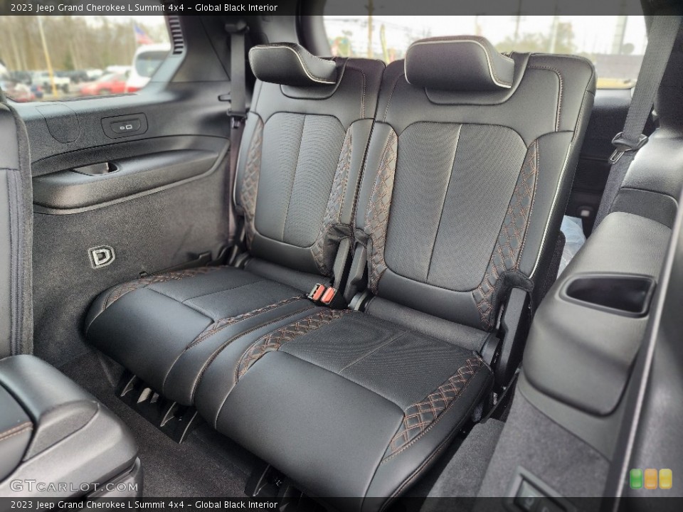 Global Black Interior Rear Seat for the 2023 Jeep Grand Cherokee L Summit 4x4 #145568949