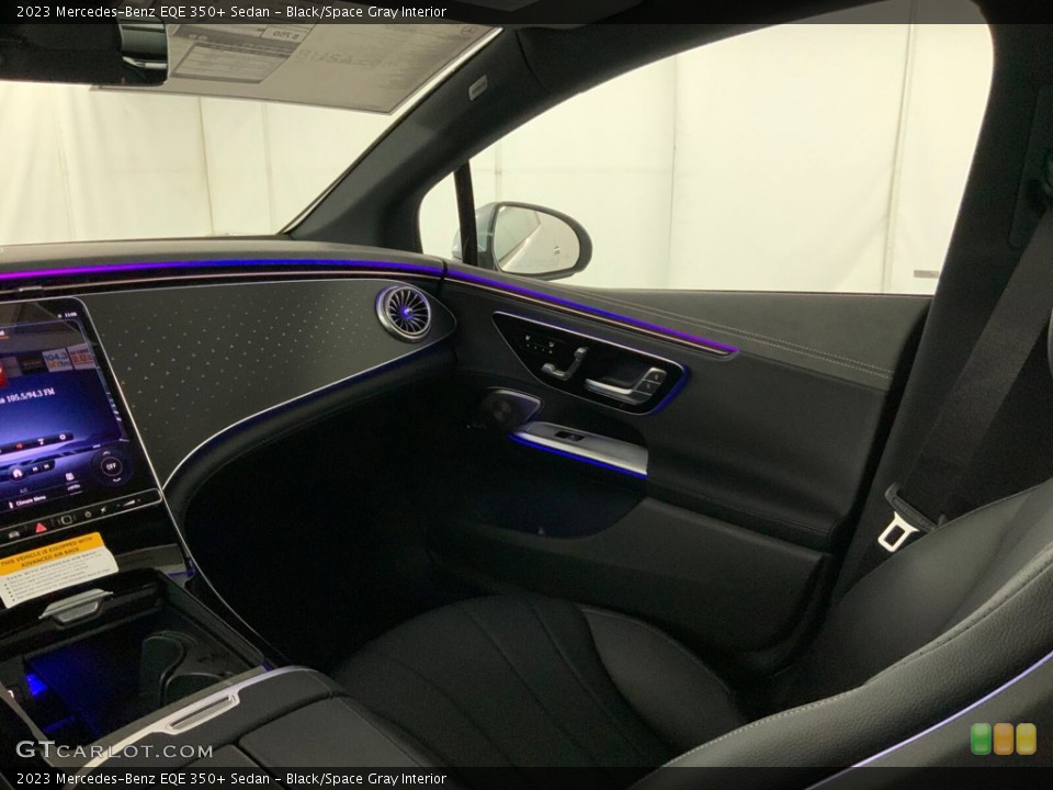 Black/Space Gray Interior Door Panel for the 2023 Mercedes-Benz EQE 350+ Sedan #145569462