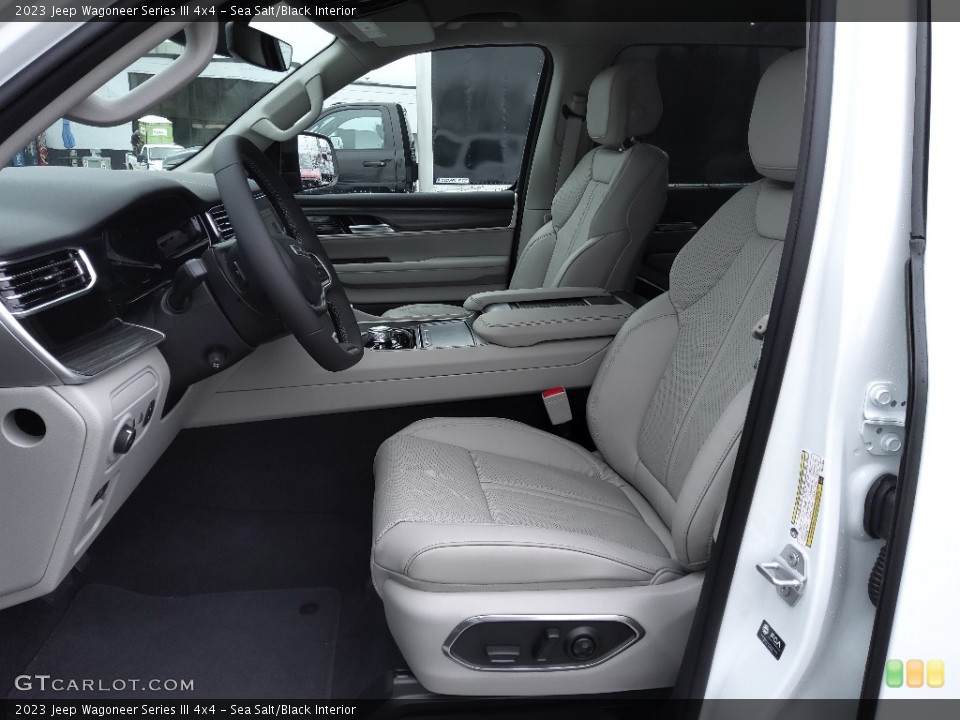 Sea Salt/Black Interior Front Seat for the 2023 Jeep Wagoneer Series III 4x4 #145570215