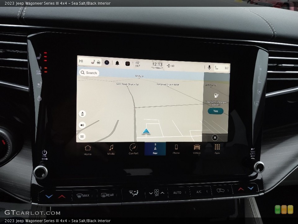 Sea Salt/Black Interior Navigation for the 2023 Jeep Wagoneer Series III 4x4 #145570701