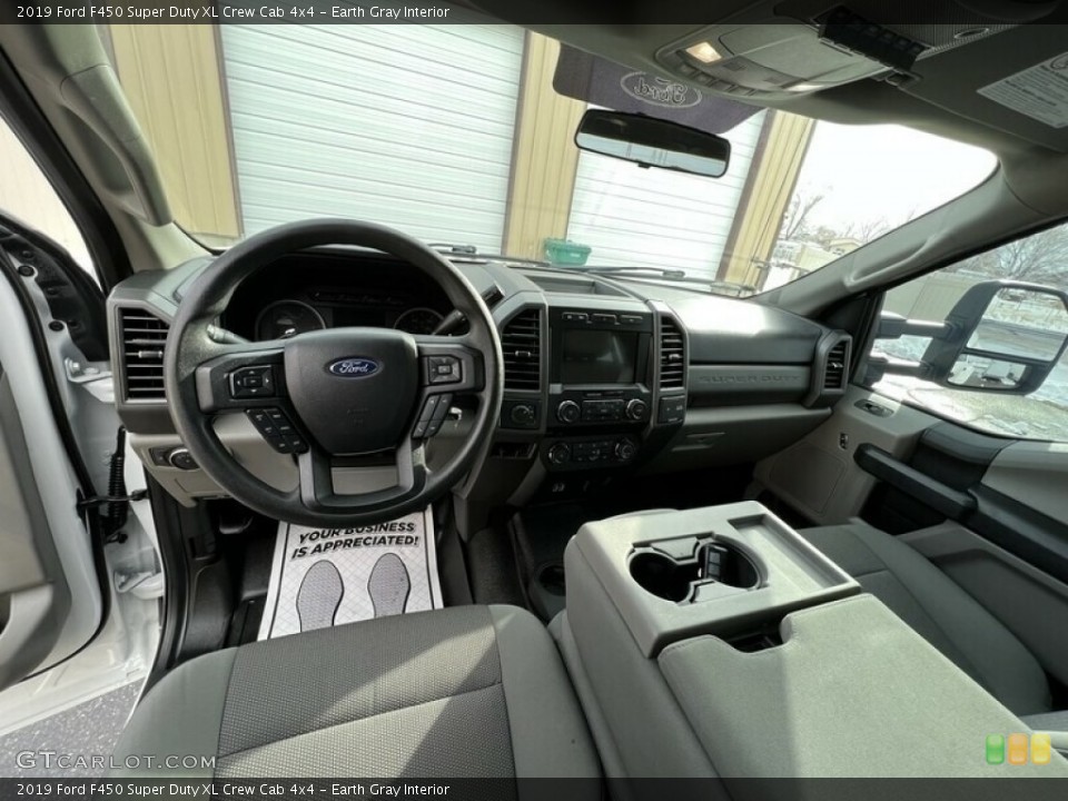 Earth Gray Interior Dashboard for the 2019 Ford F450 Super Duty XL Crew Cab 4x4 #145571457