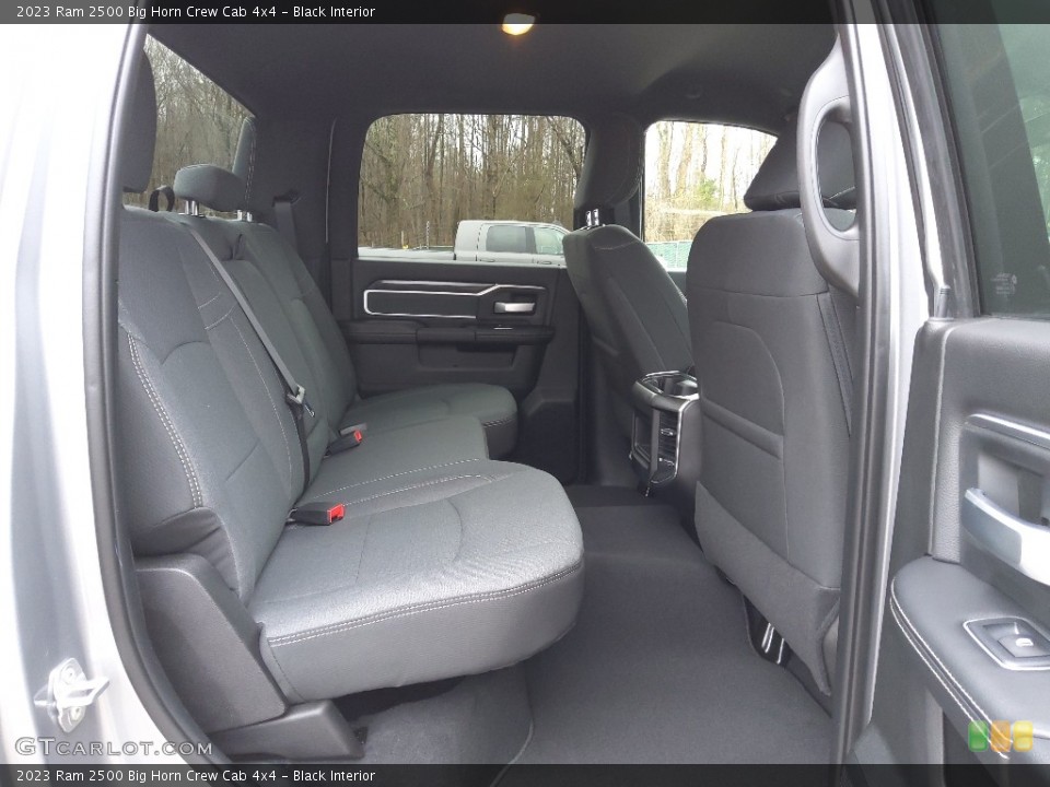 Black Interior Rear Seat for the 2023 Ram 2500 Big Horn Crew Cab 4x4 #145571532