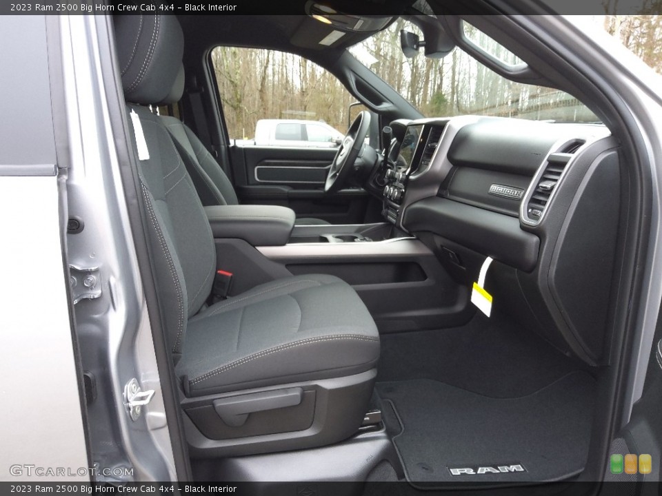 Black Interior Front Seat for the 2023 Ram 2500 Big Horn Crew Cab 4x4 #145571601
