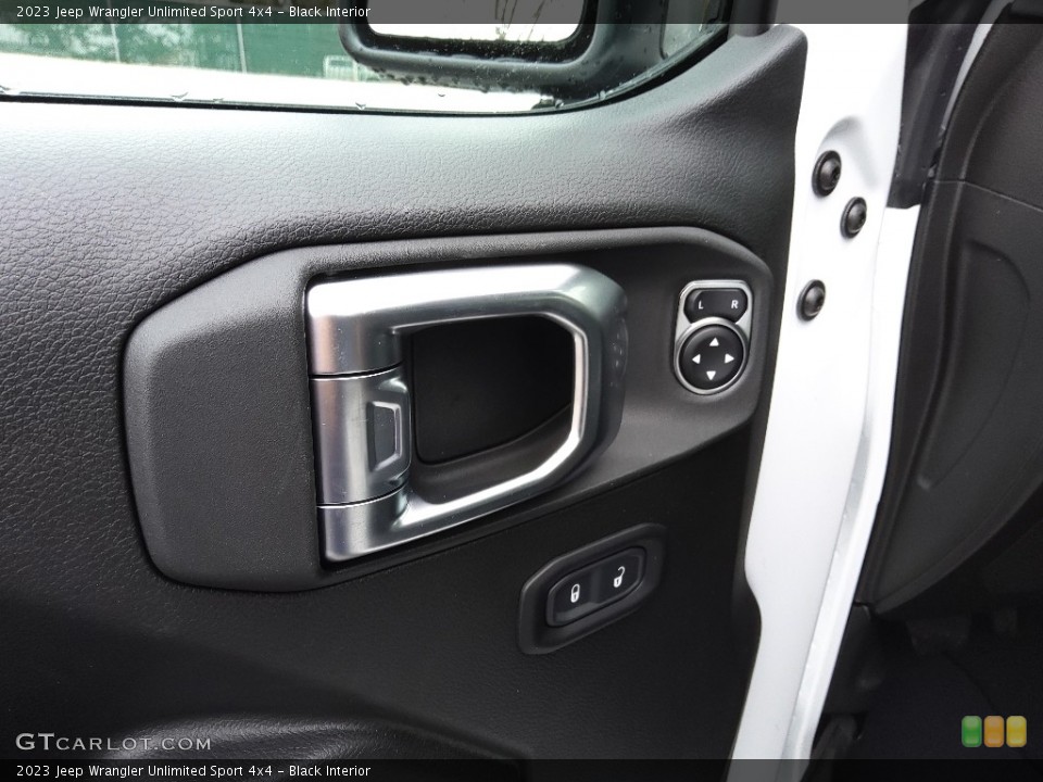 Black Interior Door Panel for the 2023 Jeep Wrangler Unlimited Sport 4x4 #145572168