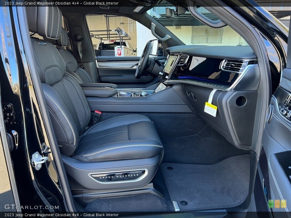Global Black Interior Front Seat for the 2023 Jeep Grand Wagoneer Obsidian 4x4 #145572843