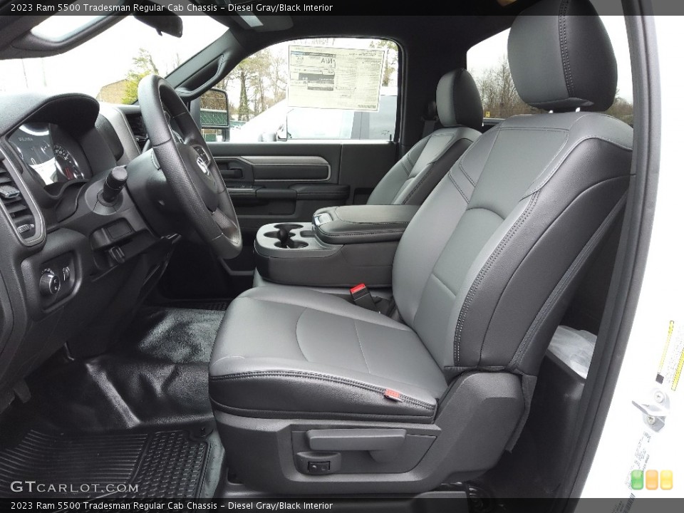 Diesel Gray/Black Interior Photo for the 2023 Ram 5500 Tradesman Regular Cab Chassis #145573232