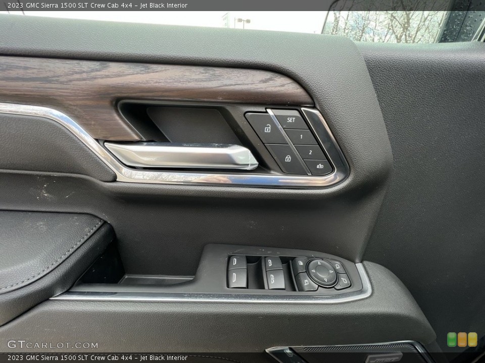 Jet Black Interior Door Panel for the 2023 GMC Sierra 1500 SLT Crew Cab 4x4 #145573236