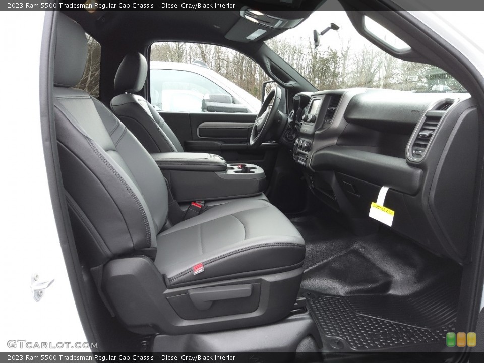 Diesel Gray/Black Interior Front Seat for the 2023 Ram 5500 Tradesman Regular Cab Chassis #145573263
