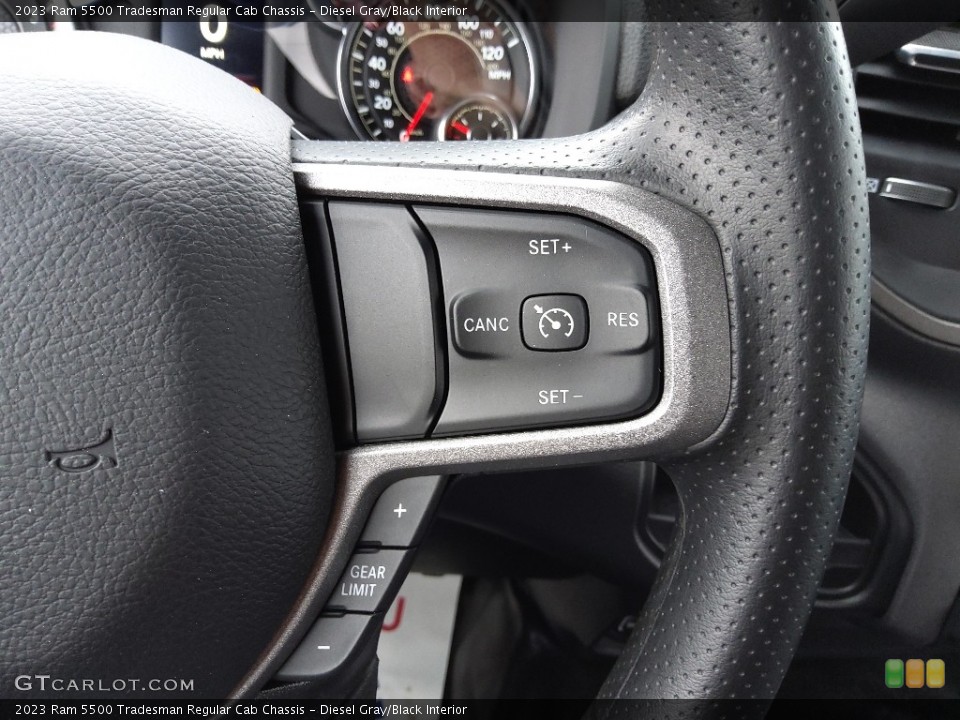 Diesel Gray/Black Interior Steering Wheel for the 2023 Ram 5500 Tradesman Regular Cab Chassis #145573281