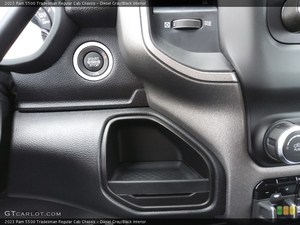 Diesel Gray/Black Interior Controls for the 2023 Ram 5500 Tradesman Regular Cab Chassis #145573299