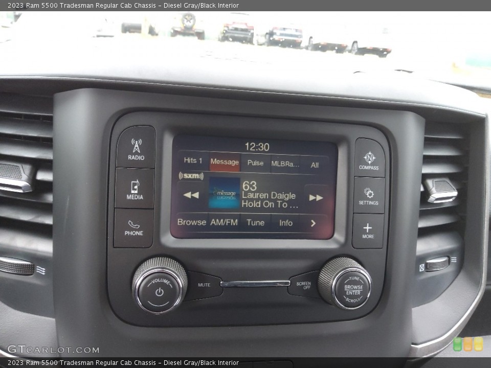 Diesel Gray/Black Interior Controls for the 2023 Ram 5500 Tradesman Regular Cab Chassis #145573305