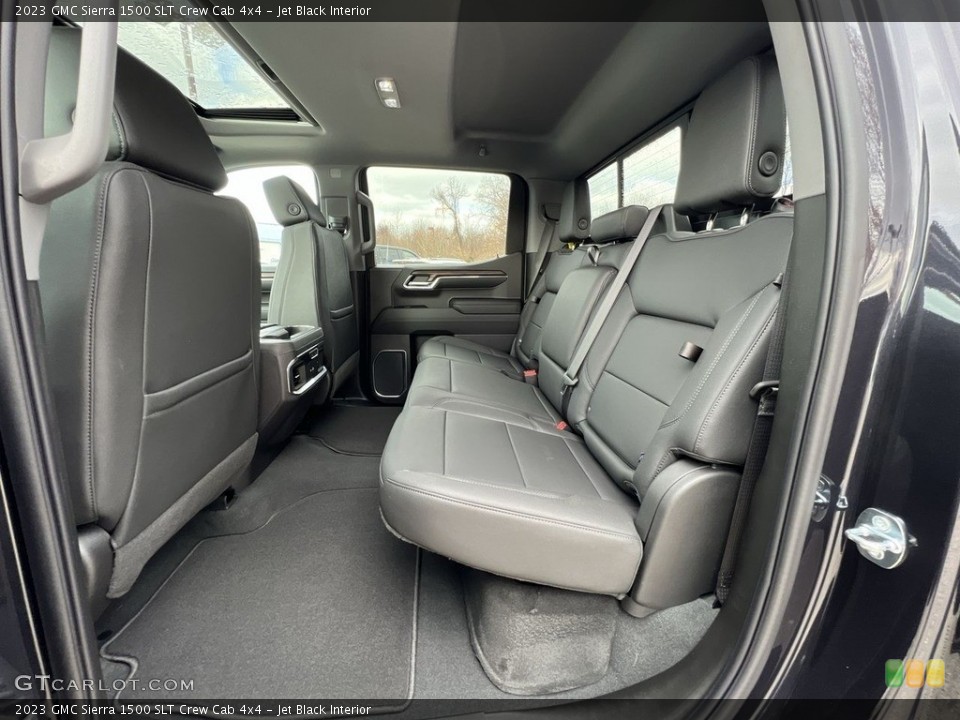 Jet Black Interior Rear Seat for the 2023 GMC Sierra 1500 SLT Crew Cab 4x4 #145573332