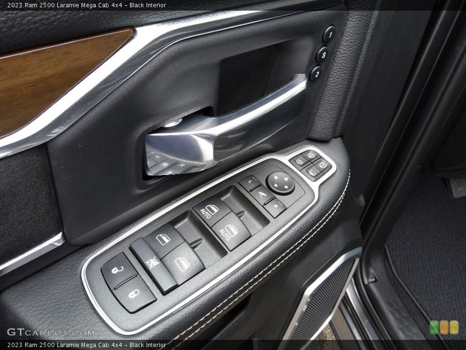Black Interior Door Panel for the 2023 Ram 2500 Laramie Mega Cab 4x4 #145573503