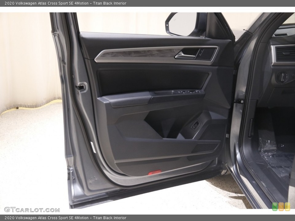 Titan Black Interior Door Panel for the 2020 Volkswagen Atlas Cross Sport SE 4Motion #145573548