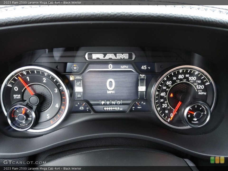 Black Interior Gauges for the 2023 Ram 2500 Laramie Mega Cab 4x4 #145573595