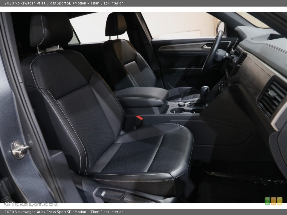 Titan Black Interior Front Seat for the 2020 Volkswagen Atlas Cross Sport SE 4Motion #145573623