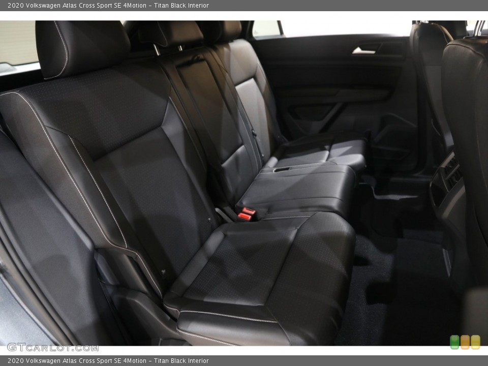 Titan Black Interior Rear Seat for the 2020 Volkswagen Atlas Cross Sport SE 4Motion #145573629