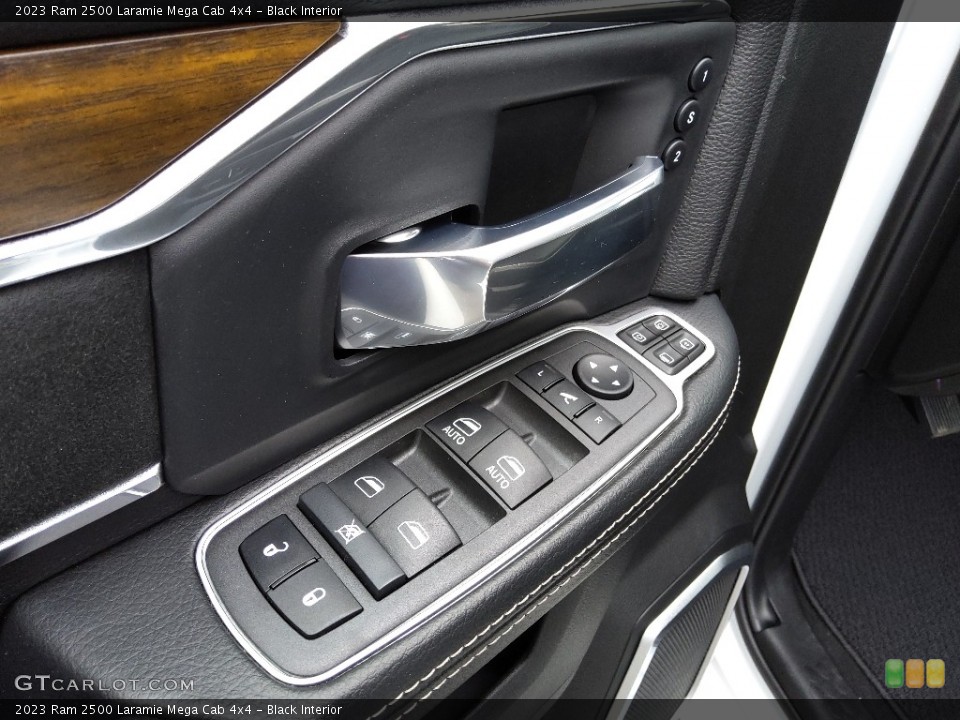 Black Interior Door Panel for the 2023 Ram 2500 Laramie Mega Cab 4x4 #145573704