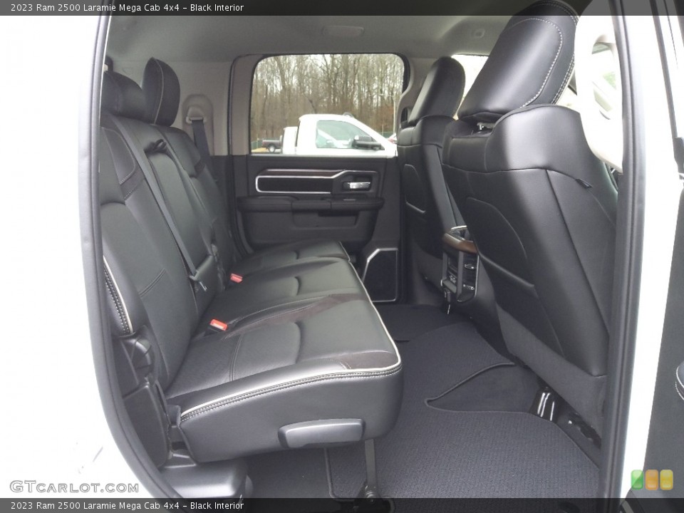 Black Interior Rear Seat for the 2023 Ram 2500 Laramie Mega Cab 4x4 #145573716