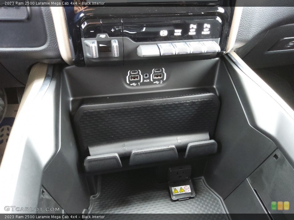 Black Interior Controls for the 2023 Ram 2500 Laramie Mega Cab 4x4 #145573752