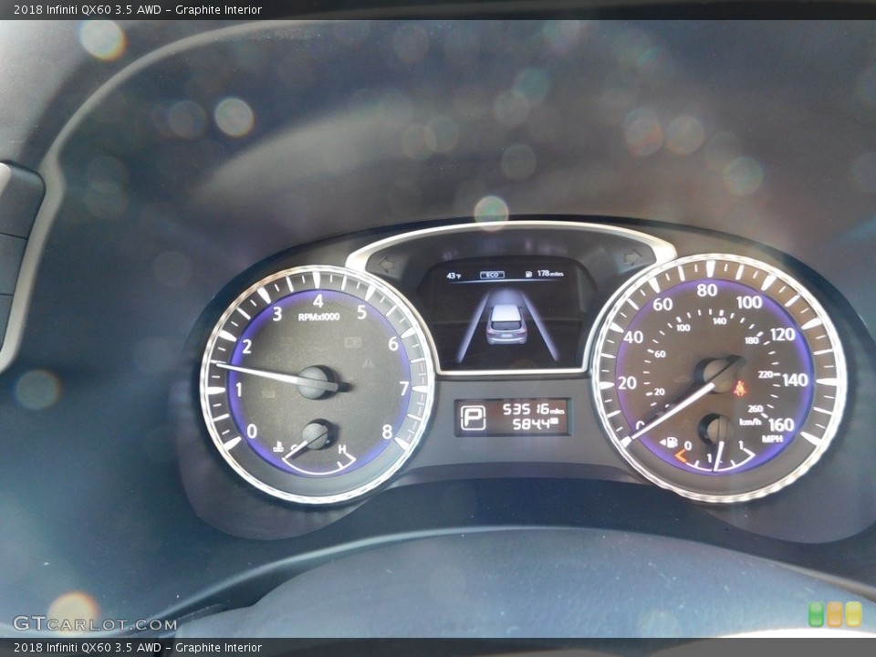 Graphite Interior Gauges for the 2018 Infiniti QX60 3.5 AWD #145574669