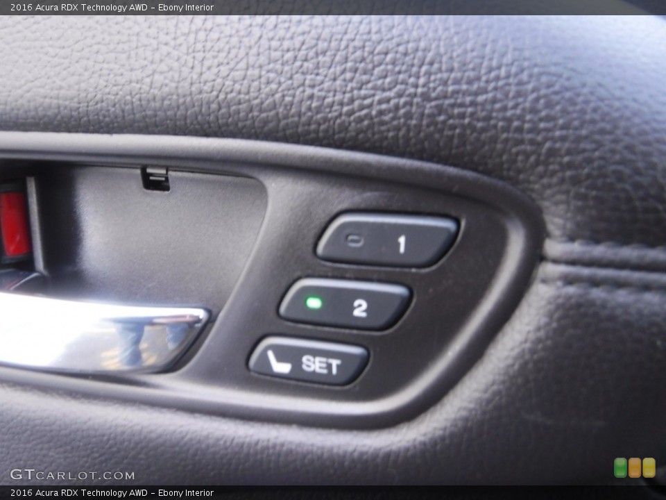 Ebony Interior Controls for the 2016 Acura RDX Technology AWD #145575062