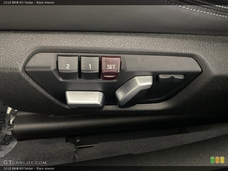 Black Interior Controls for the 2018 BMW M3 Sedan #145575125