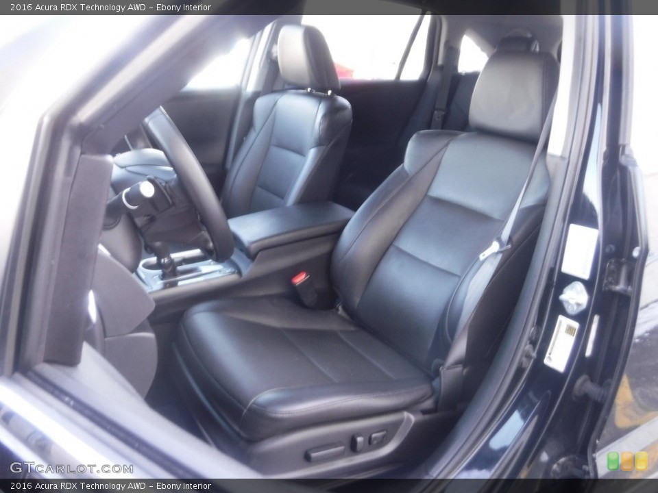 Ebony Interior Front Seat for the 2016 Acura RDX Technology AWD #145575131