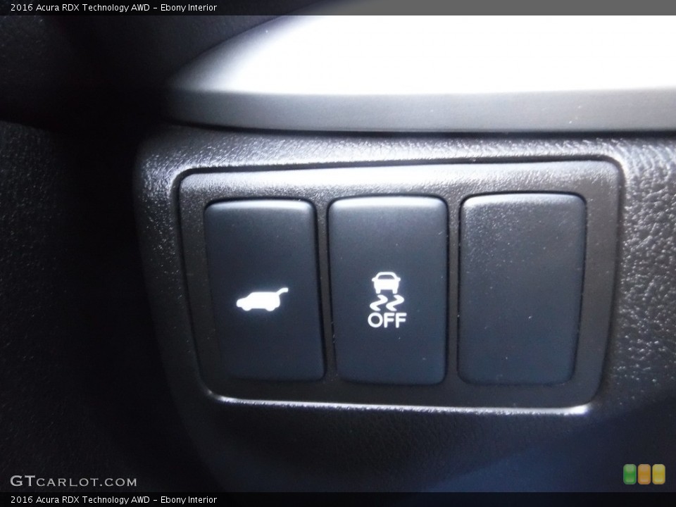 Ebony Interior Controls for the 2016 Acura RDX Technology AWD #145575170