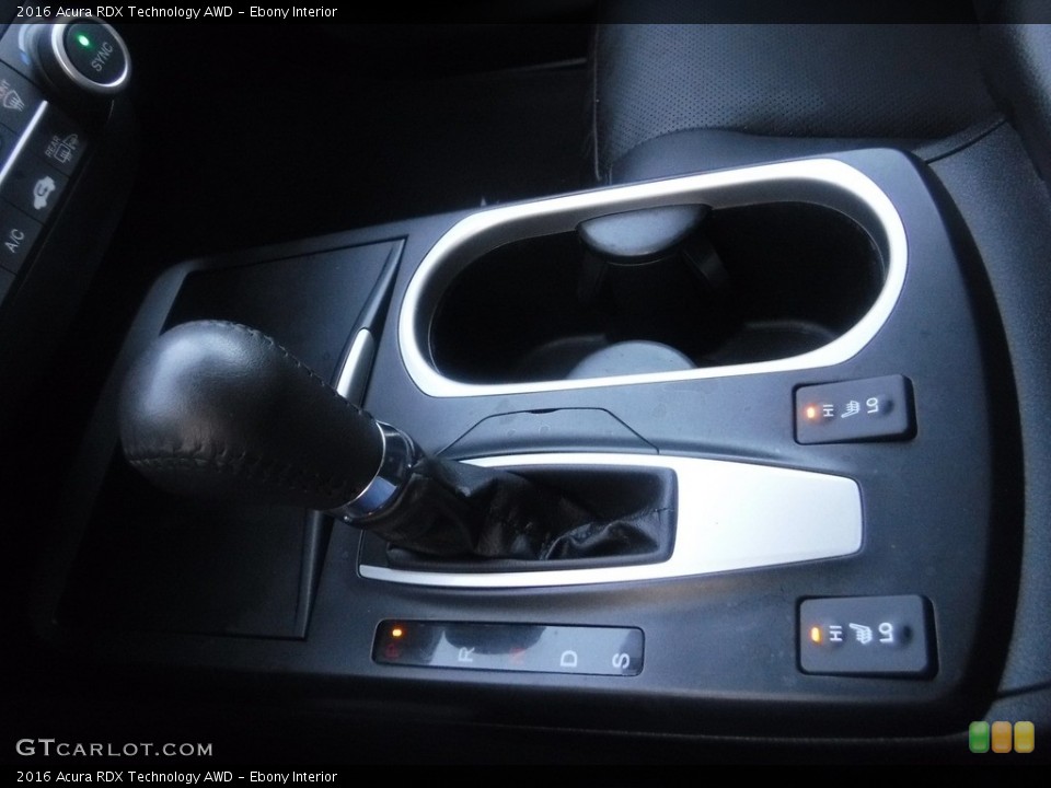 Ebony Interior Transmission for the 2016 Acura RDX Technology AWD #145575203
