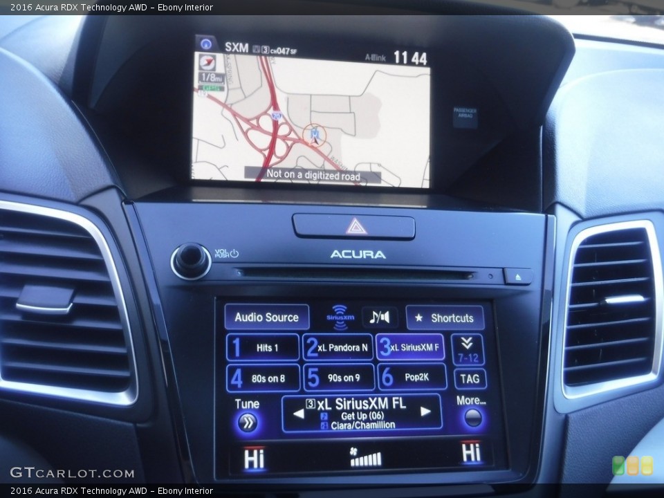 Ebony Interior Navigation for the 2016 Acura RDX Technology AWD #145575314